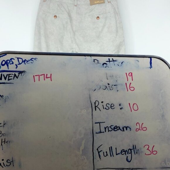 Eva Kayan EK Jeans Chino Trousers in white  with black dots ZPP87 Naturel sz 40 - Picture 13 of 15